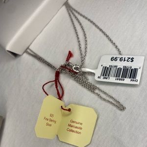 Heart Necklace New with tags. Victoria Crowne & Co. Sterling Silver